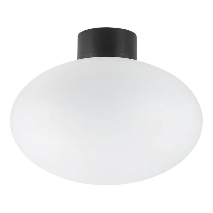 Ideal Lux - Außen-Deckenleuchte CLIO 1xE27/42W/230V IP44 Schwarz