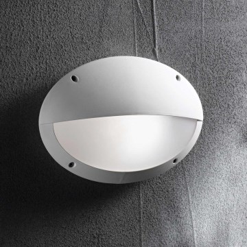 Ideal Lux - Außen-Wandleuchte POLAR 1xE27/23W/230V IP66 weiß