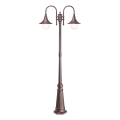 Ideal Lux - Außenleuchte CIMA 2xE27/52W/230V 216 cm IP43 braun