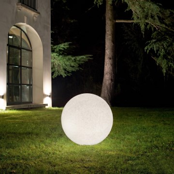 Ideal Lux - Außenleuchte DORIS 1xE27/60W/230V, Ø 30 cm, IP44, grau