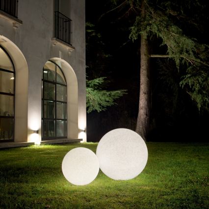 Ideal Lux - Außenleuchte DORIS 1xE27/60W/230V, Ø 30 cm, IP44, grau