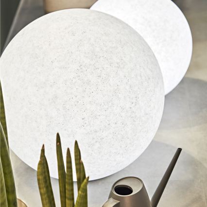 Ideal Lux - Außenleuchte DORIS 1xE27/60W/230V Ø 58 cm IP44 grau