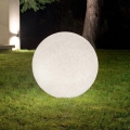 Ideal Lux - Außenleuchte DORIS 1xE27/60W/230V Ø 78 cm IP44 grau