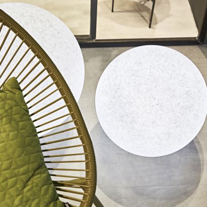 Ideal Lux - Außenleuchte DORIS 1xE27/60W/230V Ø 78 cm IP44 grau