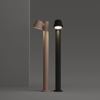 Ideal Lux - Außenleuchte GAS 1xGU10/35W/230V 80 cm IP43 braun