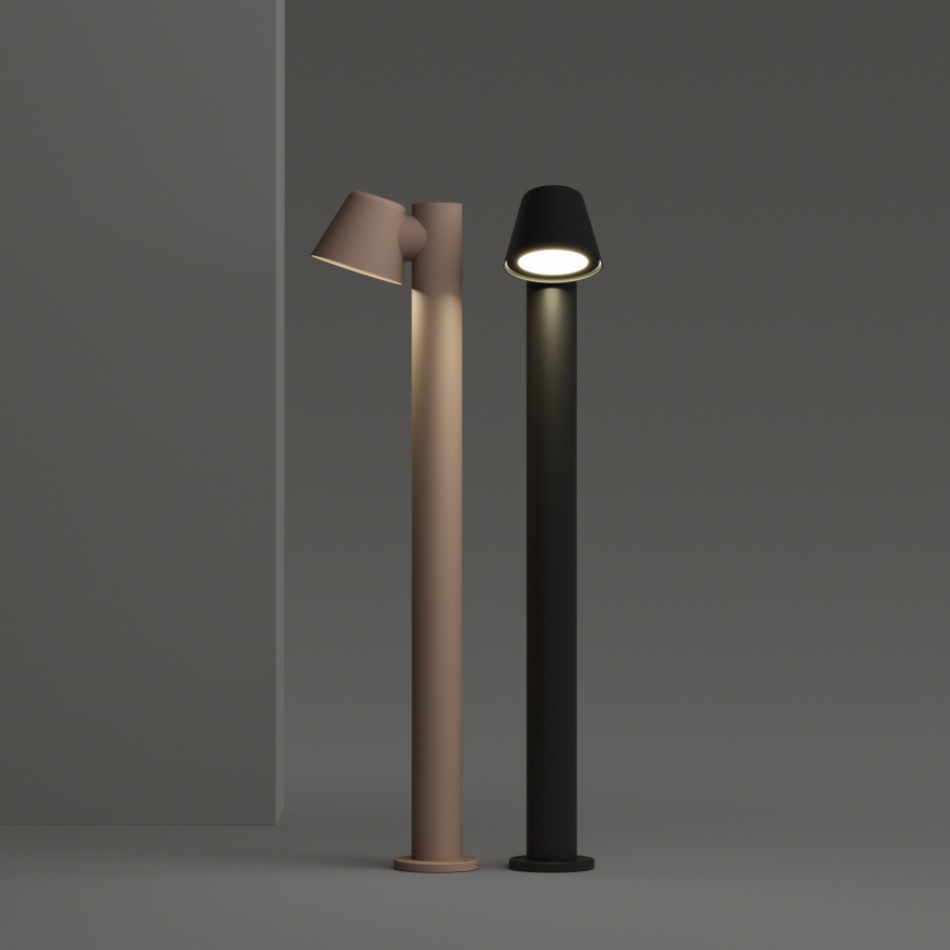 Ideal Lux - Außenleuchte GAS 1xGU10/35W/230V 80 cm IP43 braun