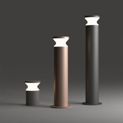 Ideal Lux - Außenleuchte TORRE 1xE27/15W/230V 80 cm IP65 anthrazit