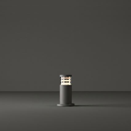 Ideal Lux - Außenleuchte TRONCO 1xE27/42W/230V 25 cm IP65 anthrazit