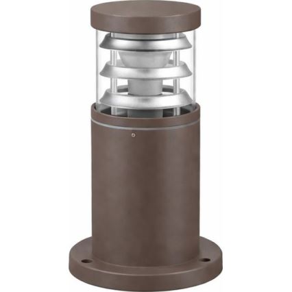 Ideal Lux - Außenleuchte TRONCO 1xE27/42W/230V 25 cm IP65 braun