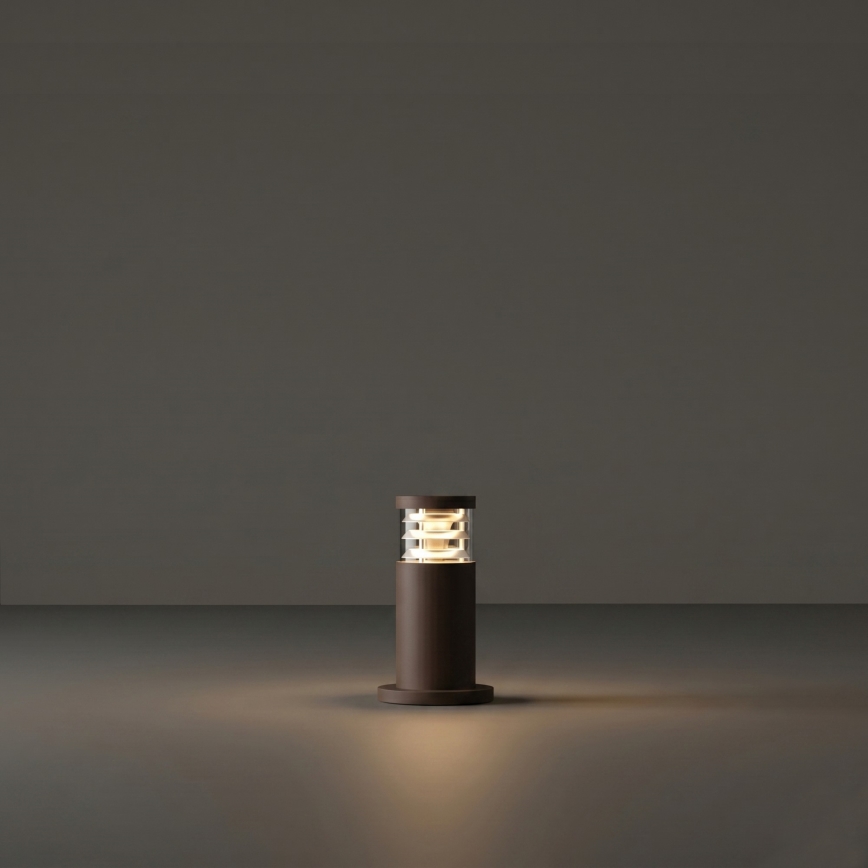 Ideal Lux - Außenleuchte TRONCO 1xE27/42W/230V 25 cm IP65 braun