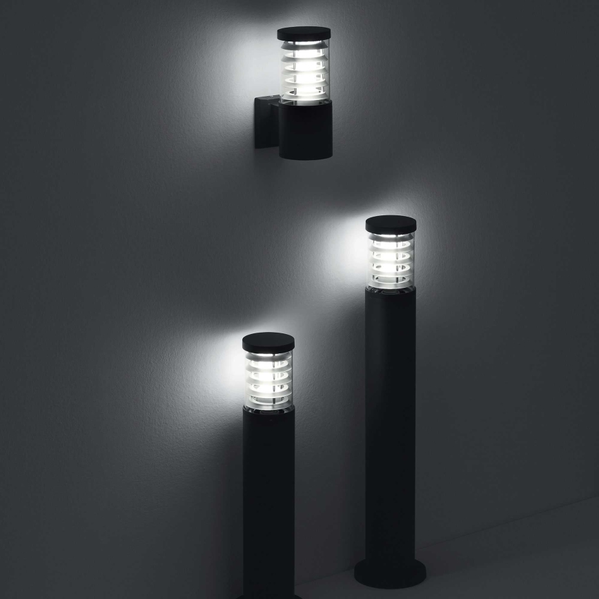 Ideal Lux - Außenleuchte TRONCO 1xE27/42W/230V 60 cm IP65 Anthrazit