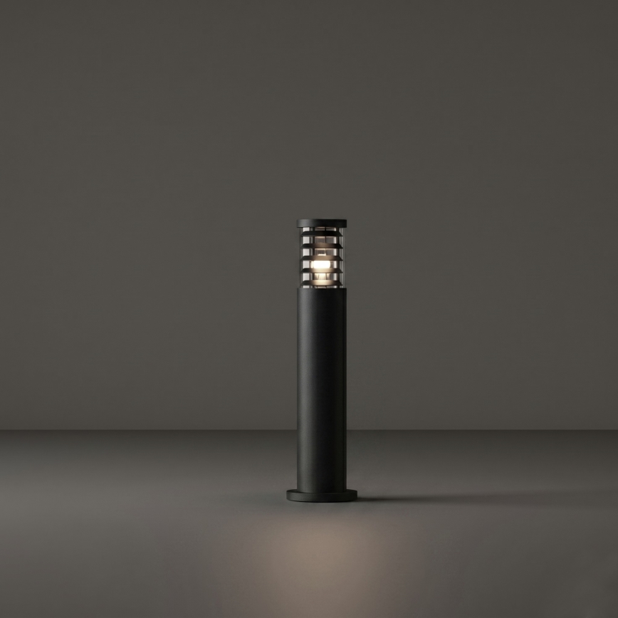 Ideal Lux - Außenleuchte TRONCO 1xE27/42W/230V 60 cm IP65 schwarz