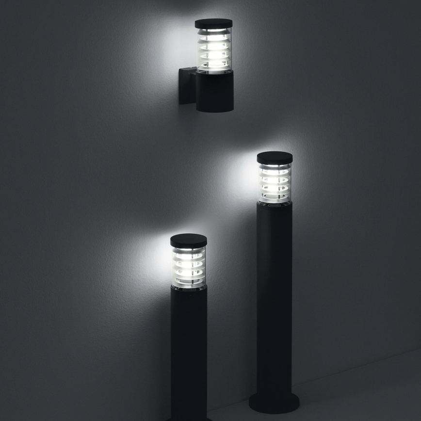 Ideal Lux - Außenleuchte TRONCO 1xE27/42W/230V 60 cm IP65 schwarz