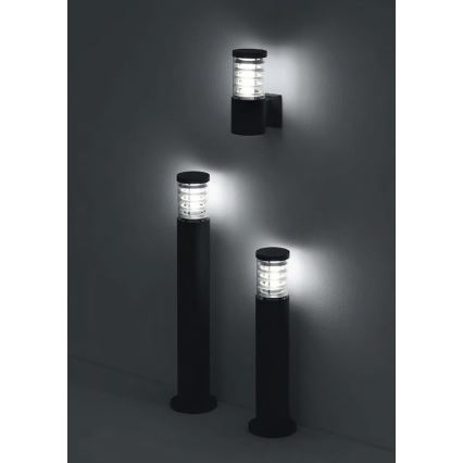 Ideal Lux - Außenleuchte TRONCO 1xE27/42W/230V 80 cm IP65 grau