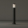 Ideal Lux - Außenleuchte TRONCO 1xE27/42W/230V 80 cm IP65 schwarz