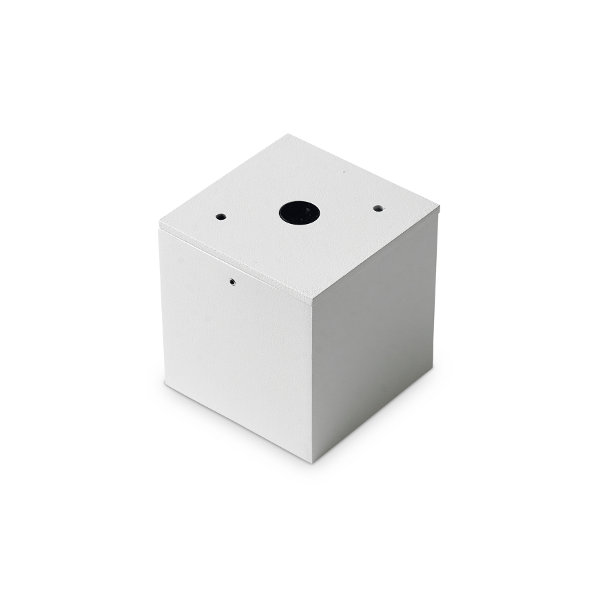 Ideal Lux - Außenstrahler TECHO 1xGU10/20W/230V 15x15 cm IP54 weiß