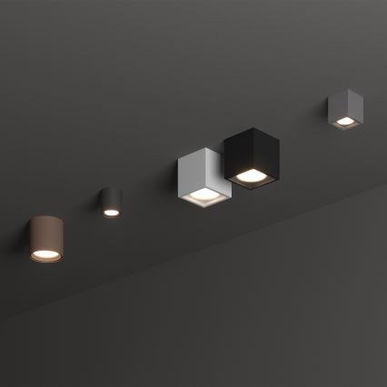 Ideal Lux - Außenstrahler TECHO 1xGU10/20W/230V 9x9 cm IP54 weiß