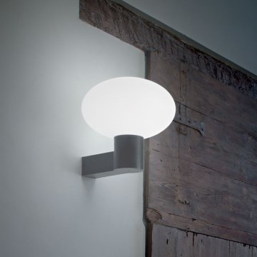 Ideal Lux - Außenwandleuchte CLIO 1xE27/42W/230V IP44 Anthrazit