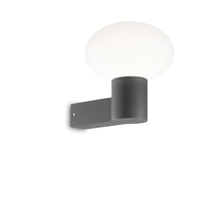 Ideal Lux - Außenwandleuchte CLIO 1xE27/42W/230V IP44 Anthrazit