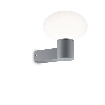Ideal Lux - Außenwandleuchte CLIO 1xE27/42W/230V IP44 grau
