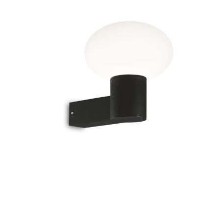 Ideal Lux - Außenwandleuchte CLIO 1xE27/42W/230V IP44 schwarz