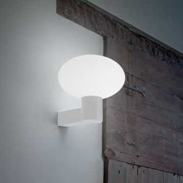 Ideal Lux - Außenwandleuchte CLIO 1xE27/42W/230V IP44 weiß