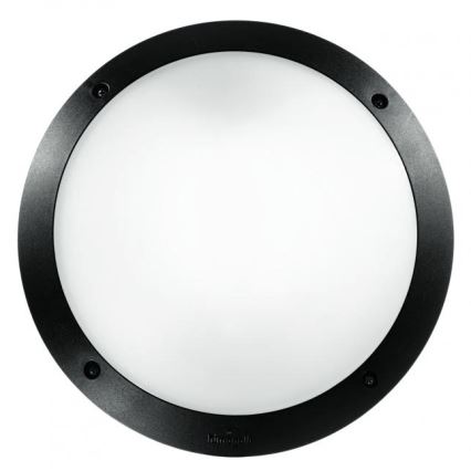 Ideal Lux - Außenwandleuchte POLAR 1xE27/23W/230V IP66 schwarz