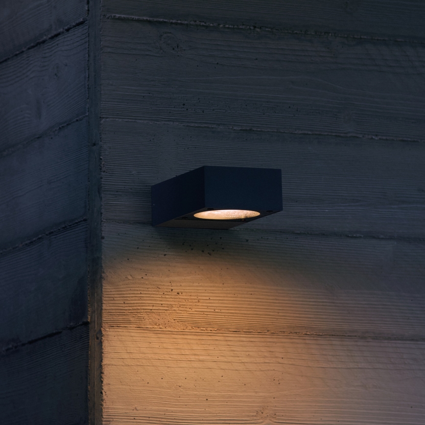 Ideal Lux - Außenwandleuchte SIRIO 1xGX53/9W/230V IP65 braun
