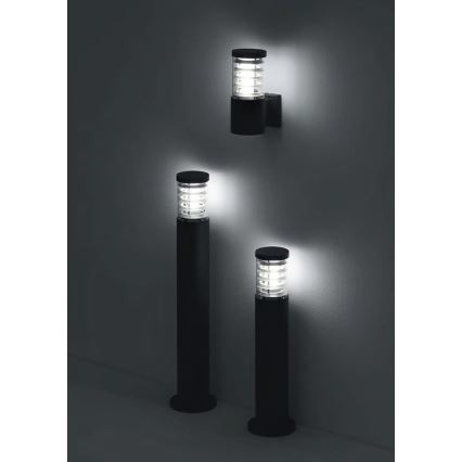 Ideal Lux - Außenwandleuchte TRONCO 1xE27/42W/230V IP44 Anthrazit