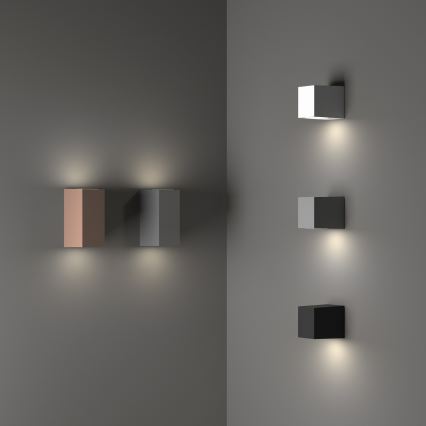 Ideal Lux - Außenwandleuchte UP 1xG9/15W/230V IP44 Anthrazit
