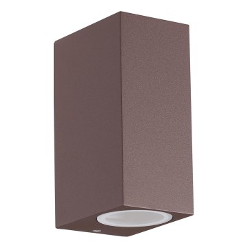 Ideal Lux - Außenwandleuchte UP 2xG9/15W/230V IP44 braun