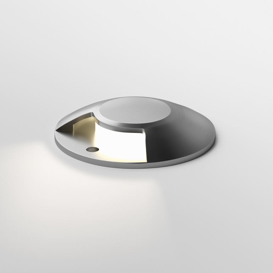 Ideal Lux - Befahrbare LED-Bodeneinbauleuchte ROCKET LED/3W/230V CRI 90 IK08 IP67 mattchrom