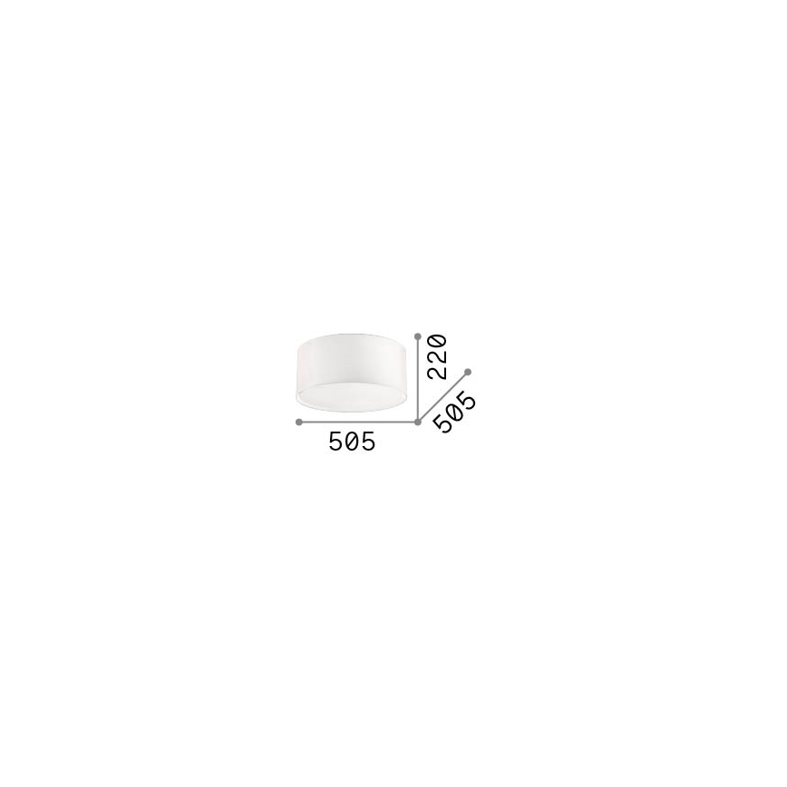 Ideal Lux - Deckenleuchte 3xE27/60W/230V