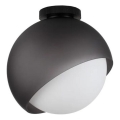 Ideal Lux - Deckenleuchte BLOOM 1xE27/42W/230V Ø 30 cm schwarz