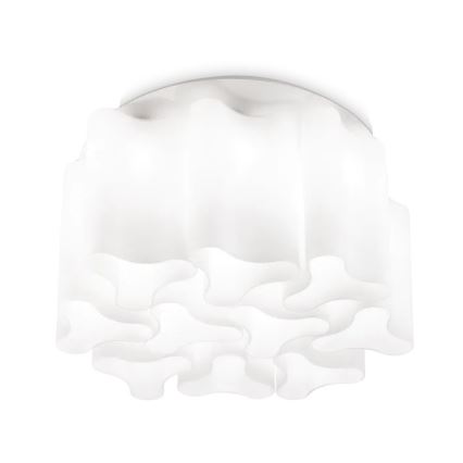 Ideal Lux - Deckenleuchte COMPO 10xE27/52W/230V Ø 73,5 cm weiß