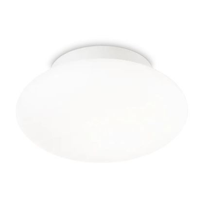 Ideal Lux - Deckenleuchte für Badezimmer BUBBLE 1xE27/60W/230V d 33,5 cm IP44 weiß