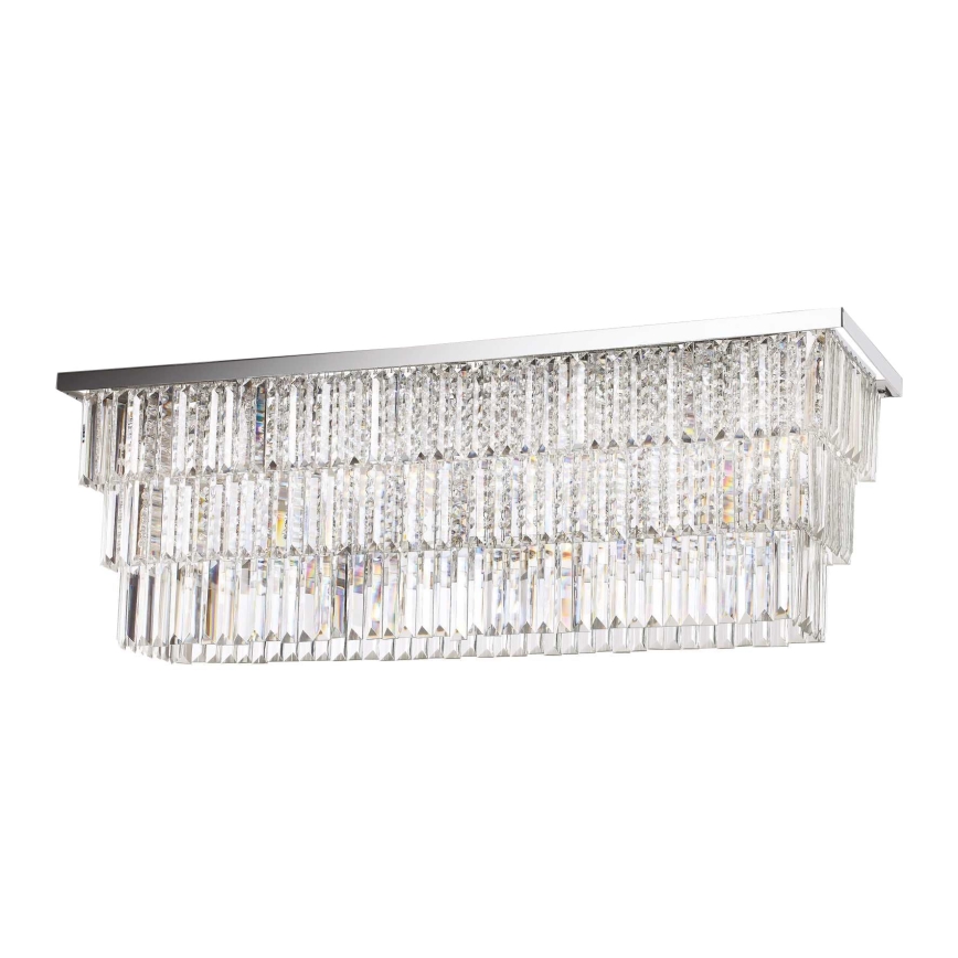 Ideal Lux - Deckenleuchte MARTINEZ 8xE14/40W/230V glänzender Chrom