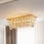 Ideal Lux - Deckenleuchte MARTINEZ 8xE14/40W/230V goldfarben