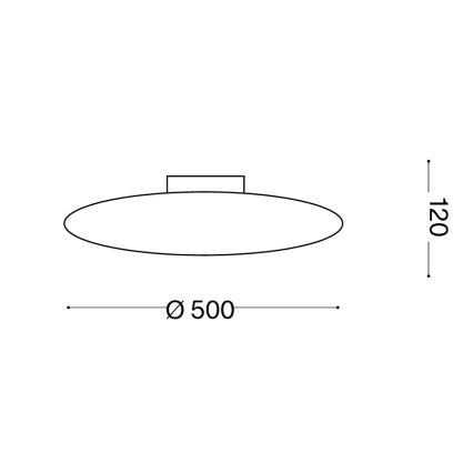 Ideal Lux - Deckenleuchte SMARTIES 3xE27/42W/230V Ø 50 cm weiß