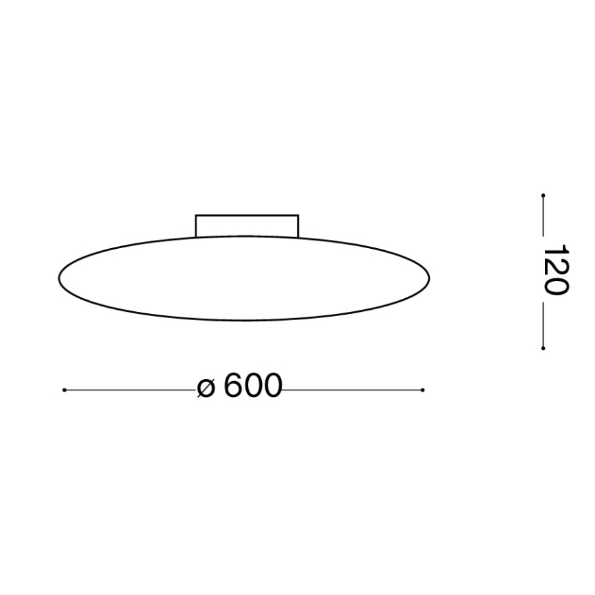 Ideal Lux - Deckenleuchte SMARTIES 3xE27/42W/230V Ø 60 cm weiß