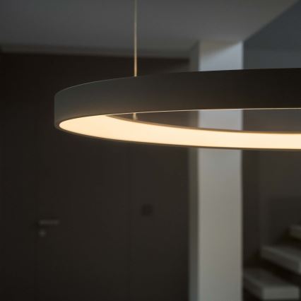 Ideal Lux - Dimmbare LED-Hängeleuchte GEMINI LED/48W/230V d 61 cm CRI 90 schwarz