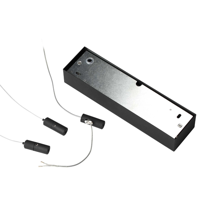 Ideal Lux - Dimmbare LED-Hängeleuchte ORACLE SLIM LED/40W/230V 4000K d 70 cm CRI 90 schwarz