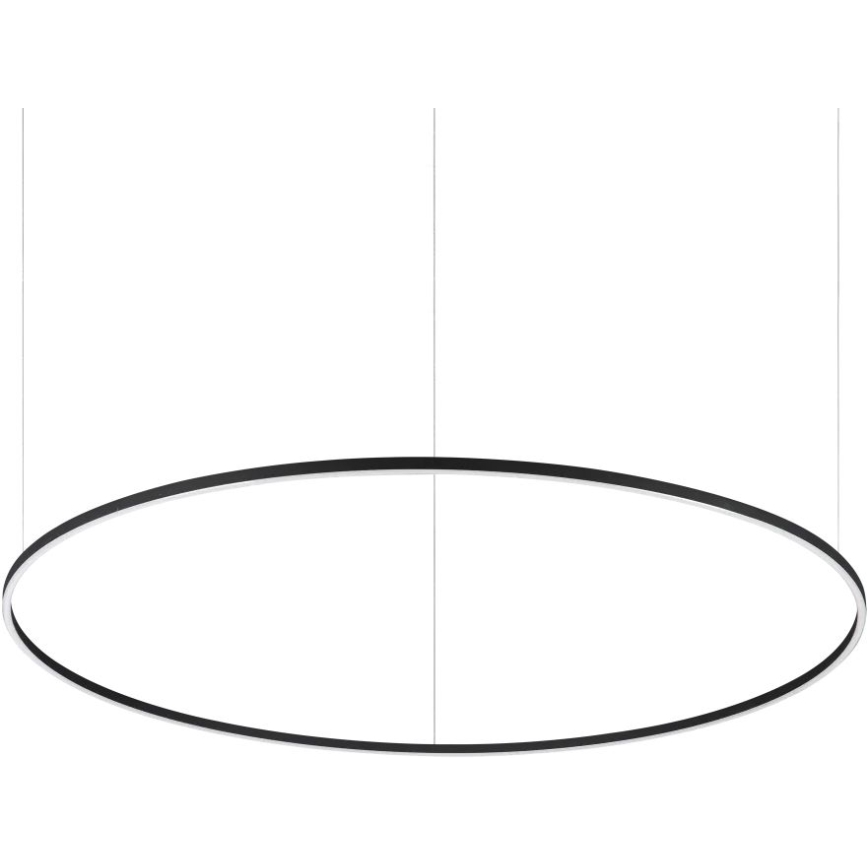 Ideal Lux - Dimmbare LED-Hängeleuchte ORACLE SLIM LED/83W/230V 4000K d 150 cm CRI 90 schwarz