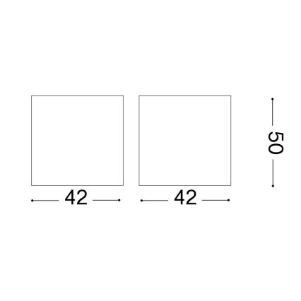 Ideal Lux - Dimmbarer LED-Strahler NITRO LED/4W/230V d 4,2 cm CRI 90 weiß
