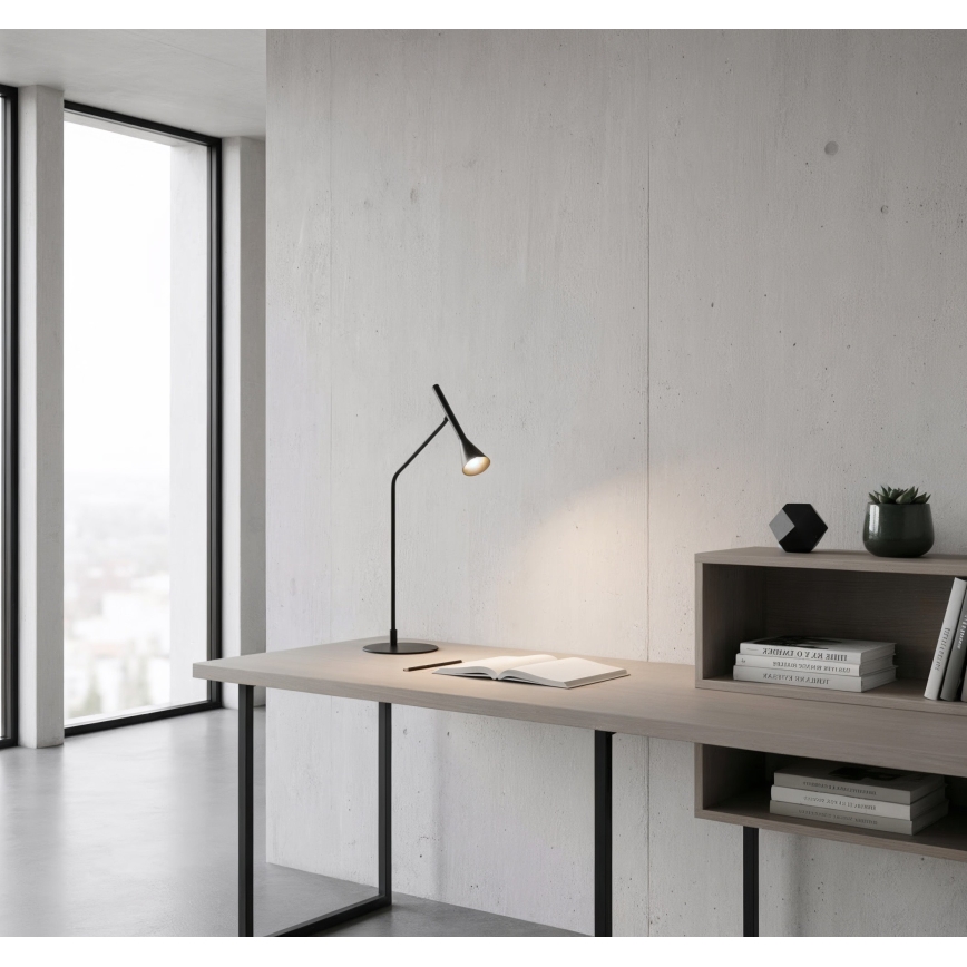 Ideal Lux - Dimmbare LED-Tischleuchte mit Touch-Funktion DIESIS LED/6,5W/230V CRI 90 schwarz