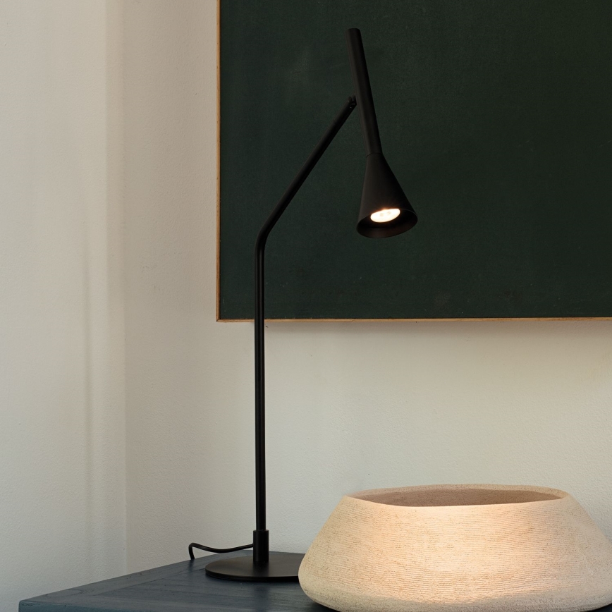 Ideal Lux - Dimmbare LED-Tischleuchte mit Touch-Funktion DIESIS LED/6,5W/230V CRI 90 schwarz