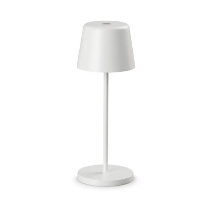 Ideal Lux - Dimmbare LED-Touch-Tischleuchte für den Outdoor-Bereich CUTE LED/2,5W/3,7V USB 2200-2700K IP65 weiß