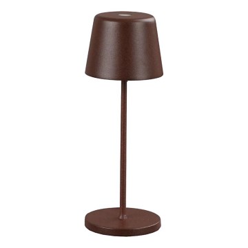 Ideal Lux - Dimmbare LED-Touch-Tischleuchte für den Outdoor-Bereich CUTE LED/2,5W/3,7V USB 2200-2700K IP65 braun