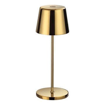 Ideal Lux - Dimmbare LED-Touch-Tischleuchte für den Outdoor-Bereich CUTE LED/2,5W/3,7V USB 2200-2700K IP65 golden