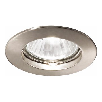 Ideal Lux - Einbauleuchte 1xGU10/50W/230V Ø 7,7 cm mattchrom